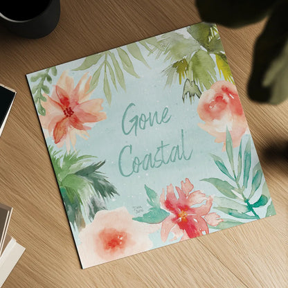 Surfs Up IX by Dina June. Shown as a detailed flat fine art print, highlighting archival giclee quality. Available as an archival giclee rolled canvas, fine art paper, or poster print. SKU 65087a.