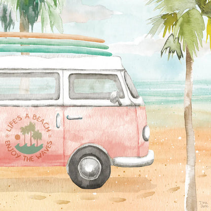 Surfs Up V by Dina June. SKU 65083a. Archival Giclee Fine art print for wall decor.