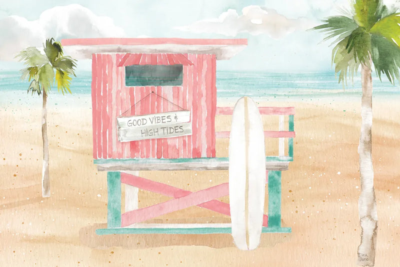 Surfs Up VIII by Dina June. SKU 65086i. Archival Giclee Fine art print for wall decor.