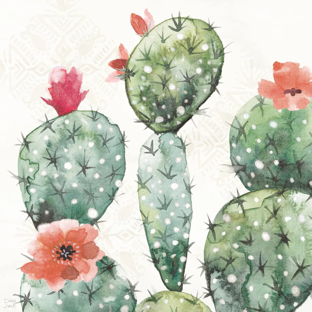 Sweet Southwest III by Dina June. SKU 63097a. Archival Giclee Fine art print for wall decor.