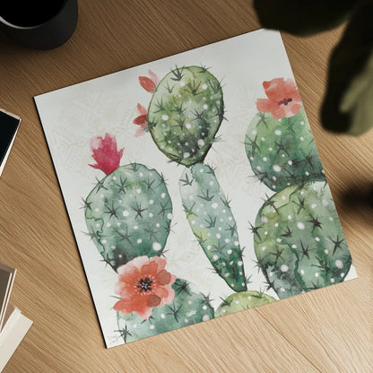 Sweet Southwest III by Dina June. Shown as a detailed flat fine art print, highlighting archival giclee quality. Available as an archival giclee rolled canvas, fine art paper, or poster print. SKU 63097a.