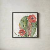 Sweet Southwest V by Dina June. Shown in a sleek black glass frame for a contemporary gallery look. Available as an archival giclee rolled canvas, fine art paper, or poster print. SKU 63099a.