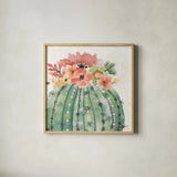 Sweet Southwest VI by Dina June. Shown in a natural wood glass frame for a timeless modern aesthetic. Available as an archival giclee rolled canvas, fine art paper, or poster print. SKU 63100a.