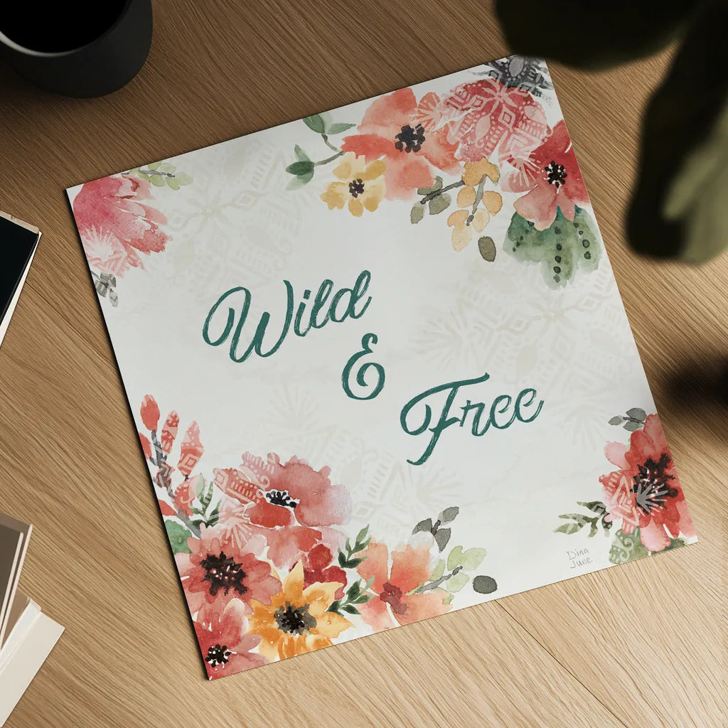 Sweet Southwest XIX by Dina June. Shown as a detailed flat fine art print, highlighting archival giclee quality. Available as an archival giclee rolled canvas, fine art paper, or poster print. SKU 63113a.