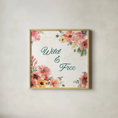 Sweet Southwest XIX by Dina June. Shown in a natural wood glass frame for a timeless modern aesthetic. Available as an archival giclee rolled canvas, fine art paper, or poster print. SKU 63113a.