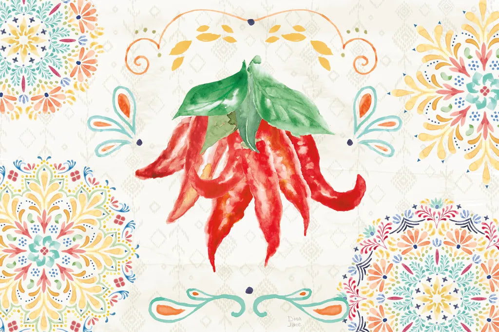 Sweet and Spicy I by Dina June. SKU 72349i. Archival Giclee Fine art print for wall decor.