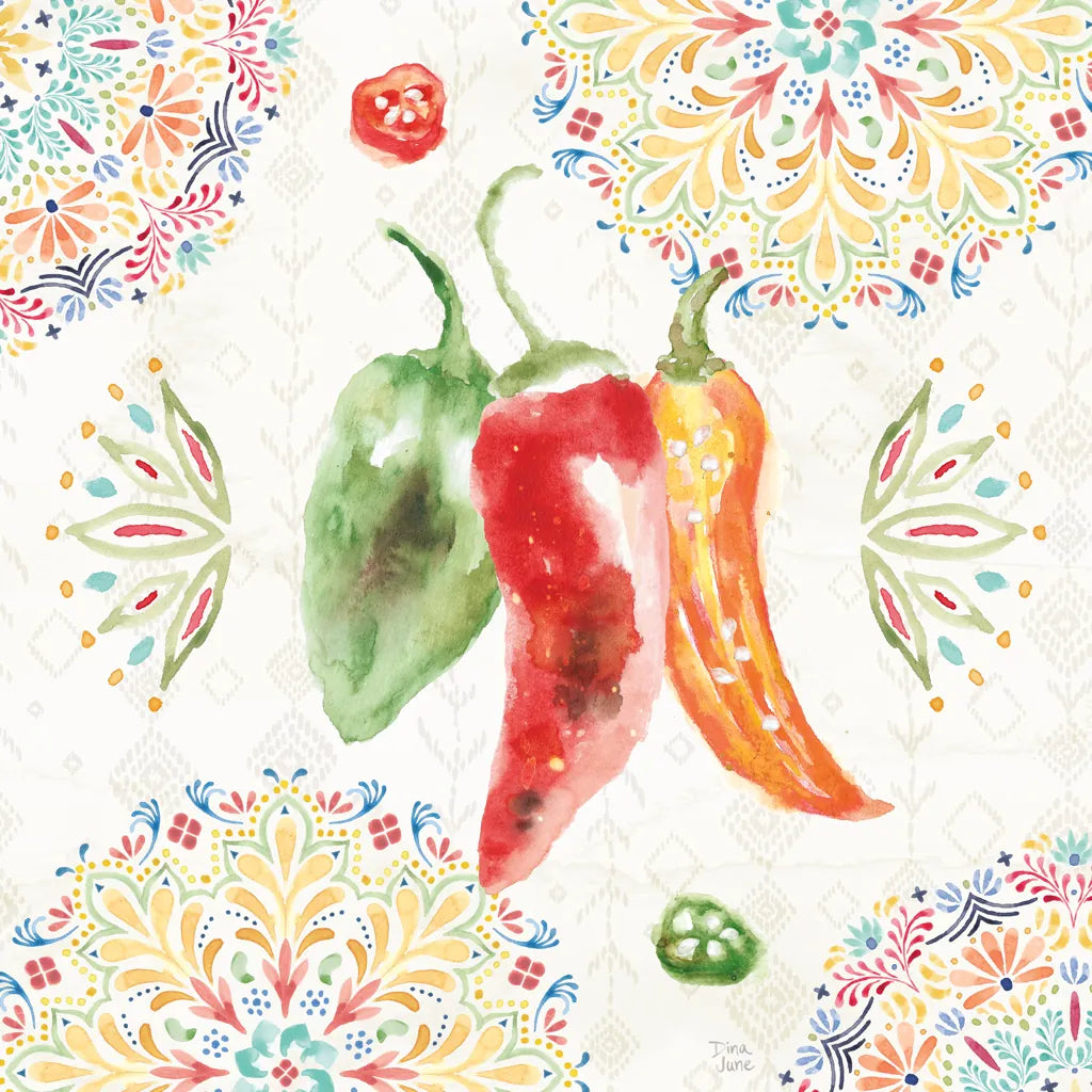 Sweet and Spicy II by Dina June. SKU 72350a. Archival Giclee Fine art print for wall decor.