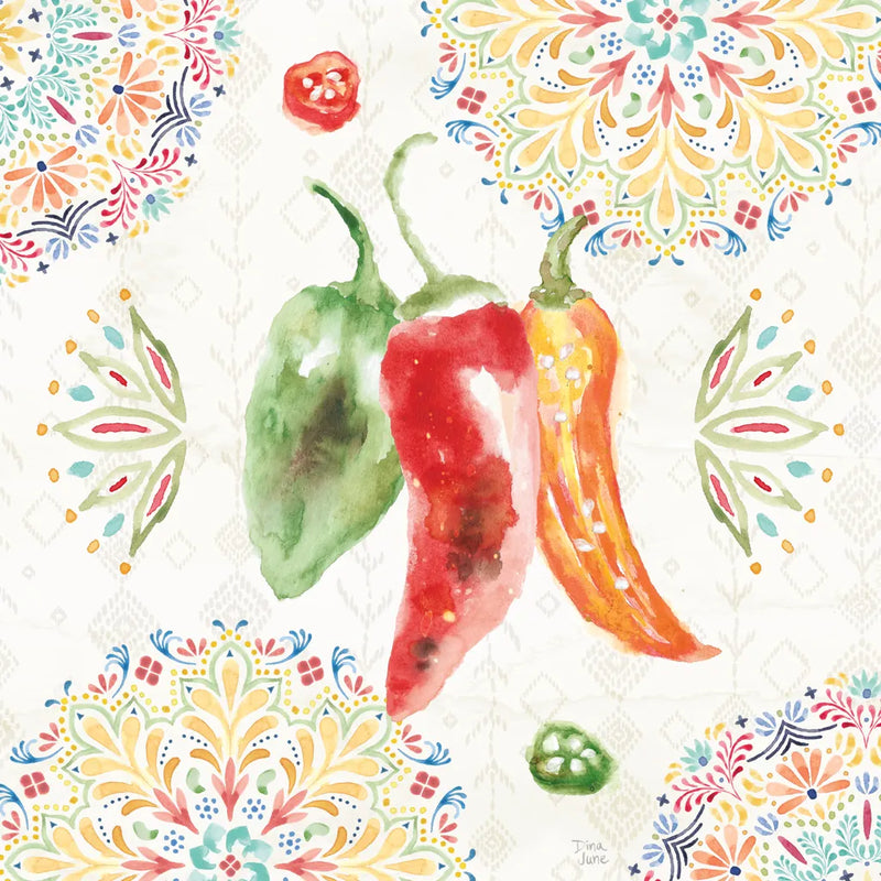Sweet and Spicy II by Dina June. SKU 72350a. Archival Giclee Fine art print for wall decor.