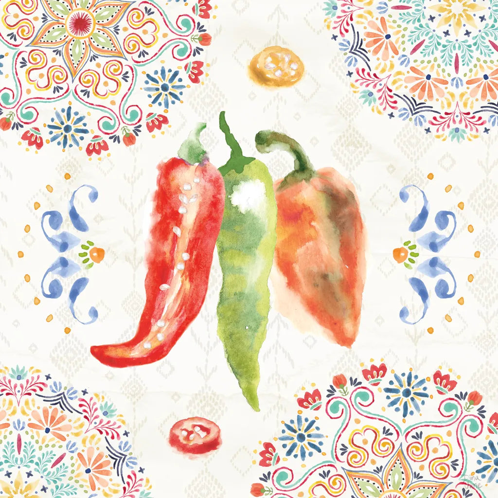 Sweet and Spicy III by Dina June. SKU 72351a. Archival Giclee Fine art print for wall decor.