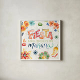 Sweet and Spicy IV by Dina June. Shown in a crisp white glass frame for a clean and minimalist style. Available as an archival giclee rolled canvas, fine art paper, or poster print. SKU 72352a.