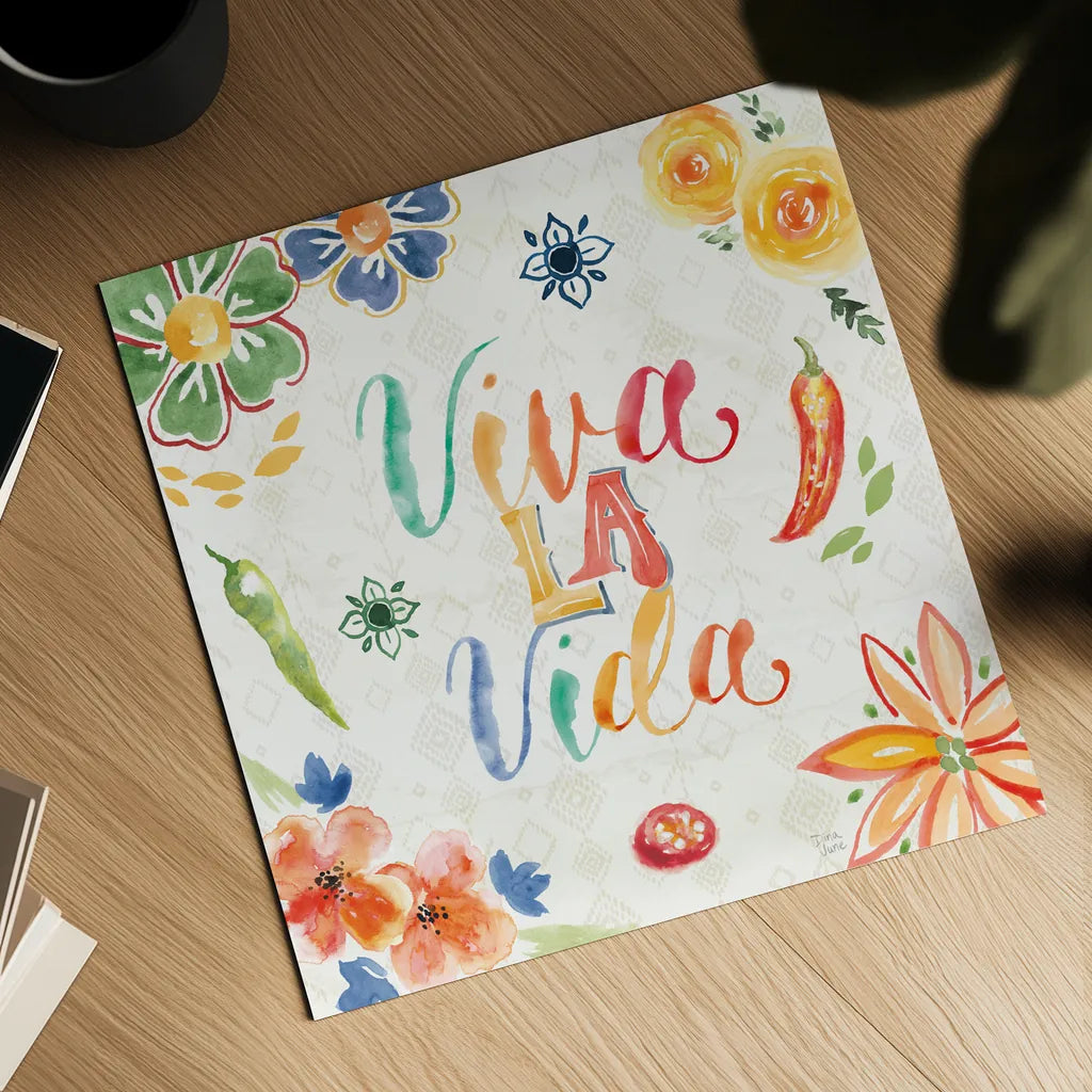 Sweet and Spicy V by Dina June. Shown as a detailed flat fine art print, highlighting archival giclee quality. Available as an archival giclee rolled canvas, fine art paper, or poster print. SKU 72353a.