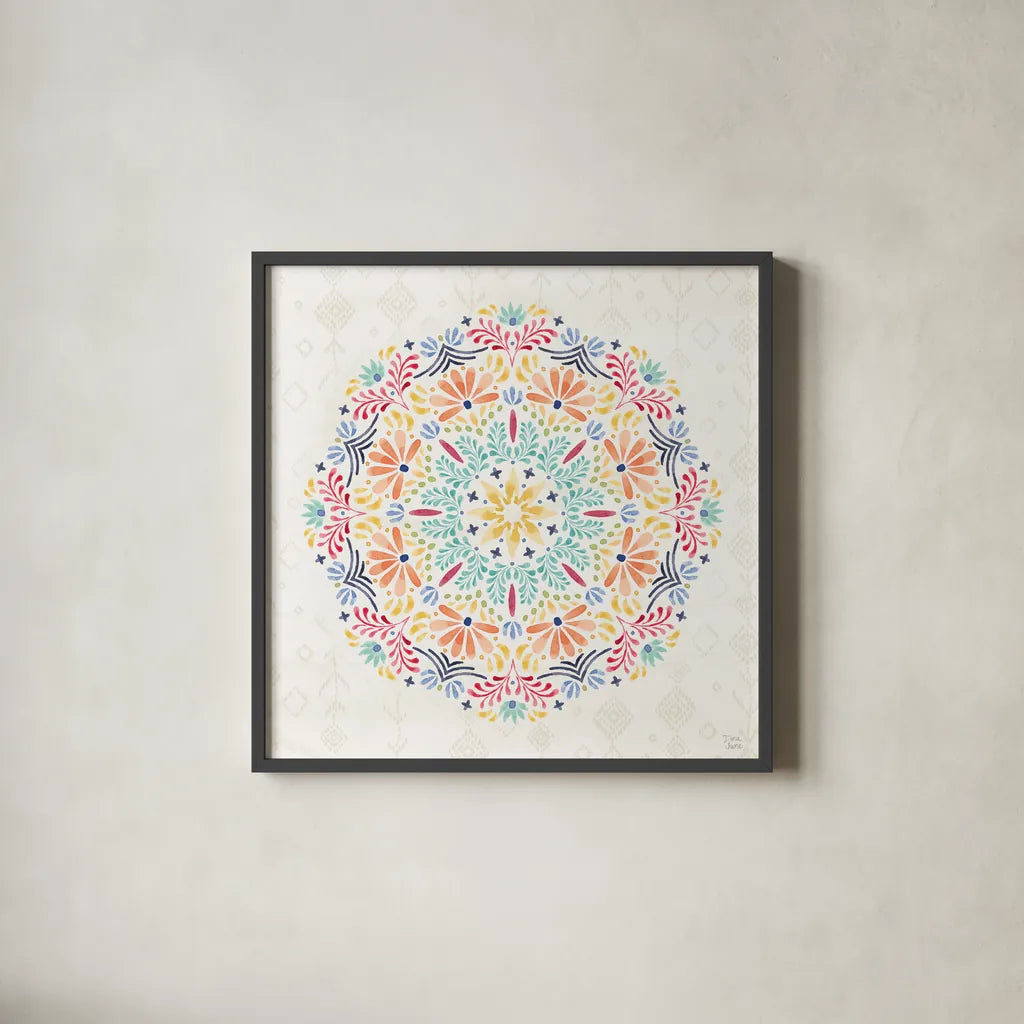 Sweet and Spicy VIII by Dina June. Shown in a sleek black glass frame for a contemporary gallery look. Available as an archival giclee rolled canvas, fine art paper, or poster print. SKU 72356a.