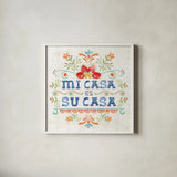 Sweet and Spicy XI by Dina June. Shown in a crisp white glass frame for a clean and minimalist style. Available as an archival giclee rolled canvas, fine art paper, or poster print. SKU 72359a.