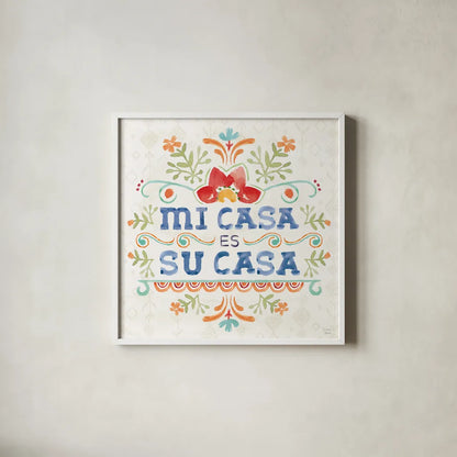 Sweet and Spicy XI by Dina June. Shown in a crisp white glass frame for a clean and minimalist style. Available as an archival giclee rolled canvas, fine art paper, or poster print. SKU 72359a.