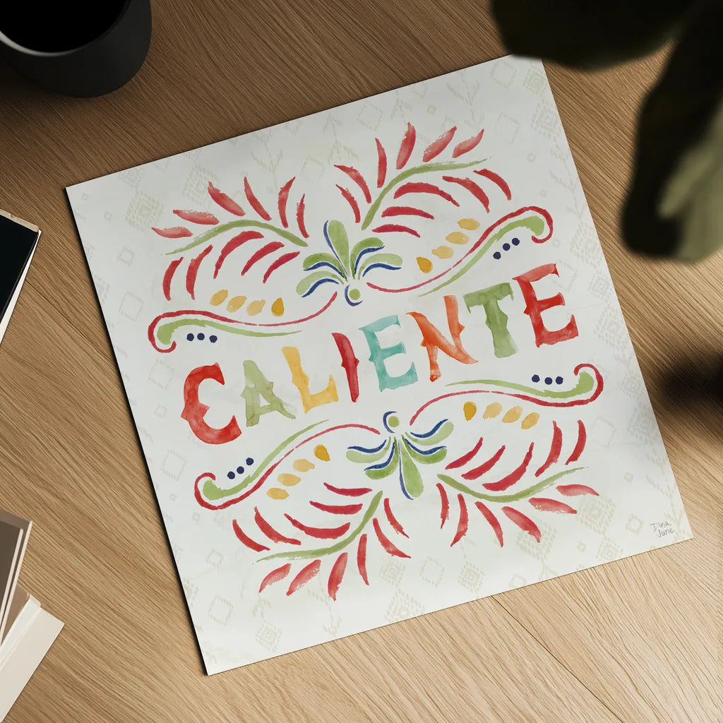 Sweet and Spicy XIII by Dina June. Shown as a detailed flat fine art print, highlighting archival giclee quality. Available as an archival giclee rolled canvas, fine art paper, or poster print. SKU 72361a.