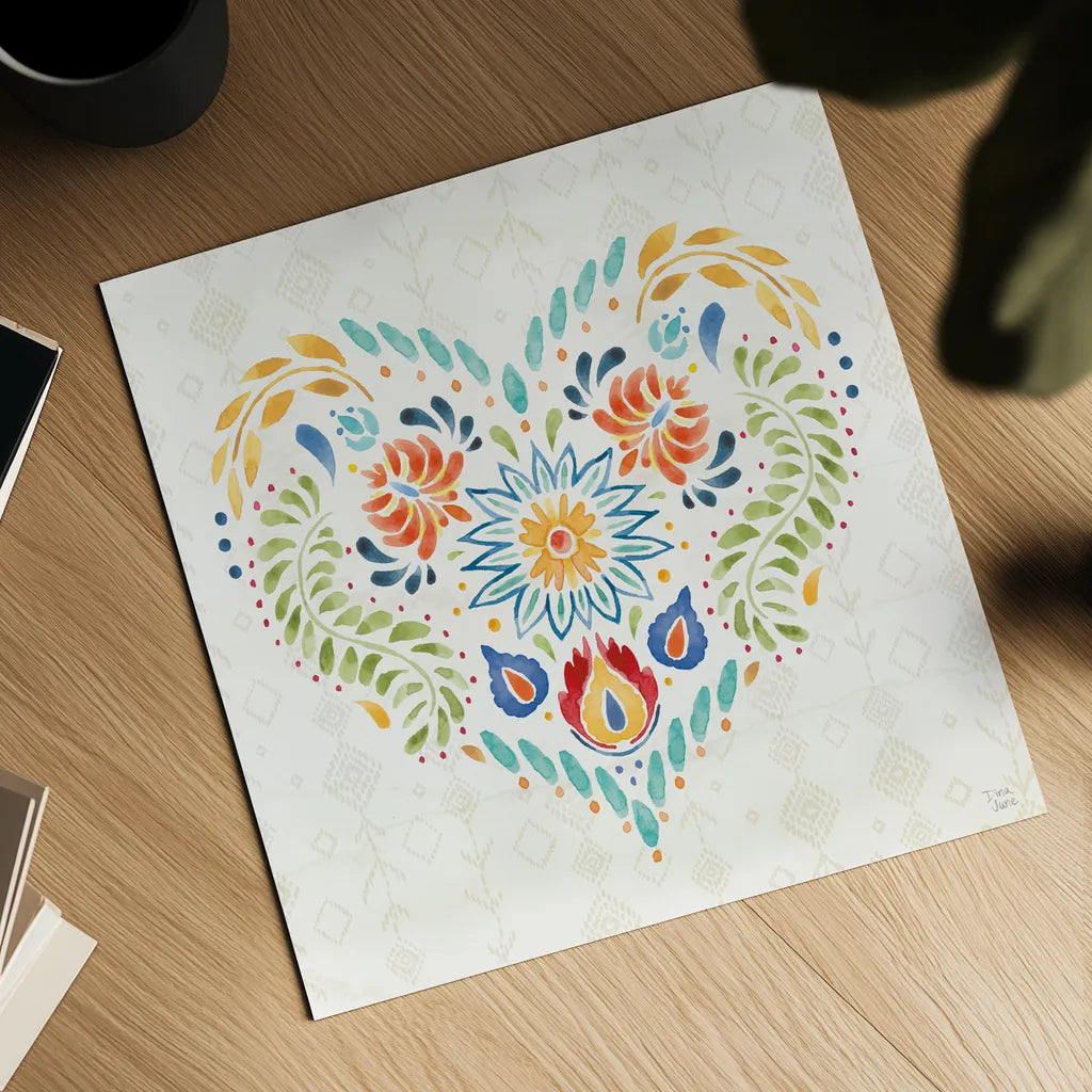 Sweet and Spicy XIV by Dina June. Shown as a detailed flat fine art print, highlighting archival giclee quality. Available as an archival giclee rolled canvas, fine art paper, or poster print. SKU 72362a.