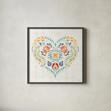 Sweet and Spicy XIV by Dina June. Shown in a sleek black glass frame for a contemporary gallery look. Available as an archival giclee rolled canvas, fine art paper, or poster print. SKU 72362a.