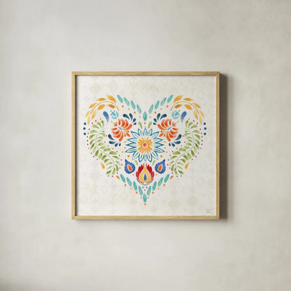 Sweet and Spicy XIV by Dina June. Shown in a natural wood glass frame for a timeless modern aesthetic. Available as an archival giclee rolled canvas, fine art paper, or poster print. SKU 72362a.