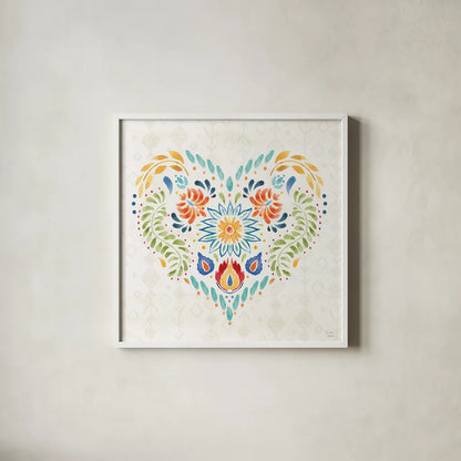 Sweet and Spicy XIV by Dina June. Shown in a crisp white glass frame for a clean and minimalist style. Available as an archival giclee rolled canvas, fine art paper, or poster print. SKU 72362a.