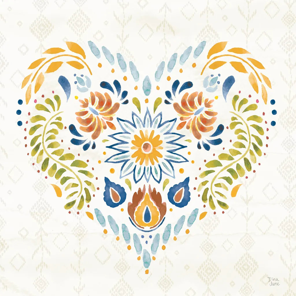 Sweet and Spicy XIV Colorful by Dina June. SKU 79061a. Archival Giclee Fine art print for wall decor.