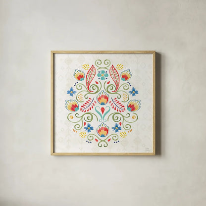 Sweet and Spicy XV by Dina June. Shown in a natural wood glass frame for a timeless modern aesthetic. Available as an archival giclee rolled canvas, fine art paper, or poster print. SKU 72363a.