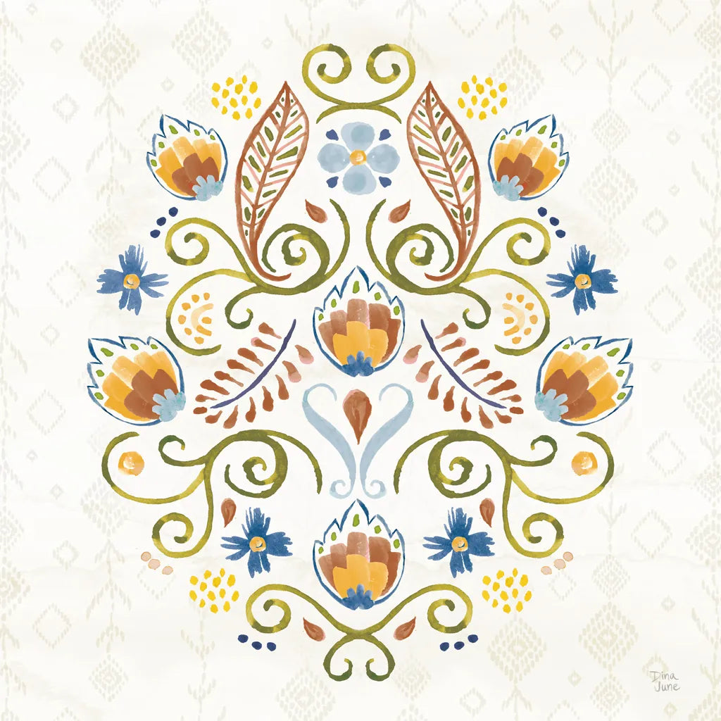 Sweet and Spicy XV Colorful by Dina June. SKU 79062a. Archival Giclee Fine art print for wall decor.