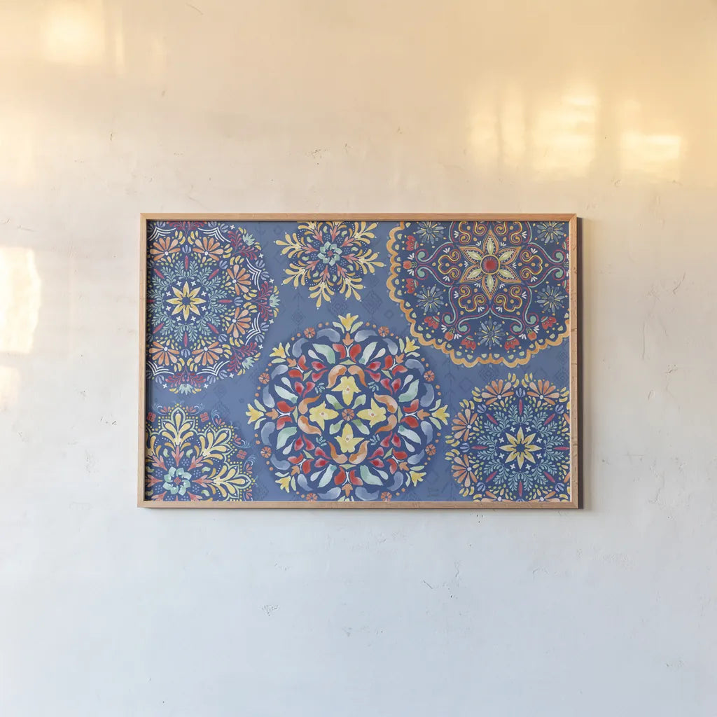 Sweet and Spicy XVI by Dina June. shown as a paper print in a natural frame. Available as a archival giclee rolled canvas, fine art paper, or poster print. SKU 72364i.