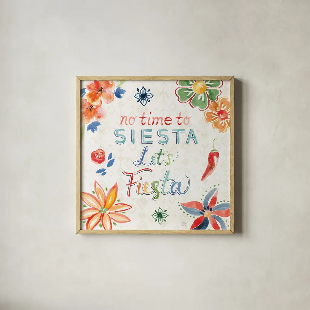 Sweet and Spicy XVII by Dina June. Shown in a natural wood glass frame for a timeless modern aesthetic. Available as an archival giclee rolled canvas, fine art paper, or poster print. SKU 72782a.