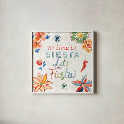 Sweet and Spicy XVII by Dina June. Shown in a crisp white glass frame for a clean and minimalist style. Available as an archival giclee rolled canvas, fine art paper, or poster print. SKU 72782a.