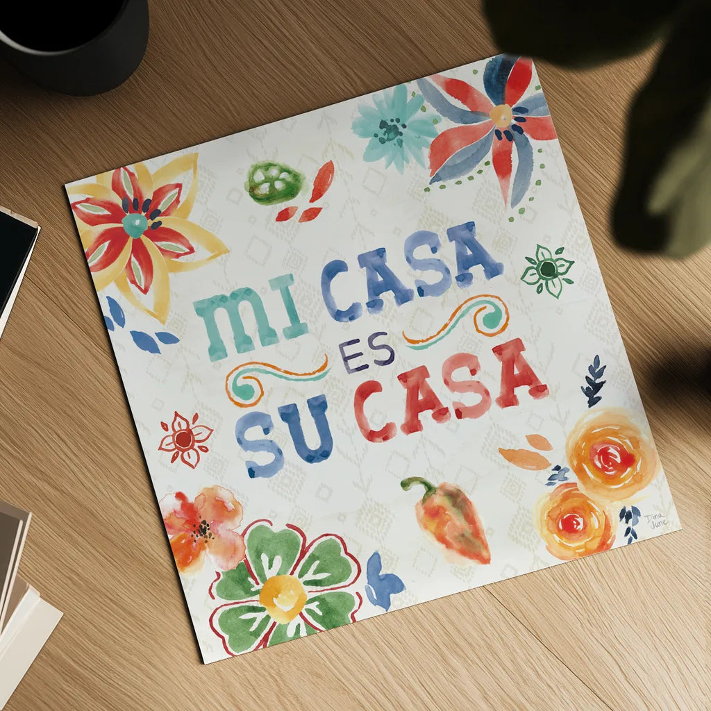 Sweet and Spicy XVIII by Dina June. Shown as a detailed flat fine art print, highlighting archival giclee quality. Available as an archival giclee rolled canvas, fine art paper, or poster print. SKU 72783a.