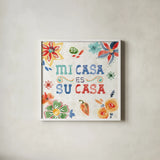 Sweet and Spicy XVIII by Dina June. Shown in a crisp white glass frame for a clean and minimalist style. Available as an archival giclee rolled canvas, fine art paper, or poster print. SKU 72783a.