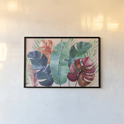 The Tropics I by Dina June. shown as a paper print in a black flame. Available as a archival giclee rolled canvas, fine art paper, or poster print. SKU 79687i.
