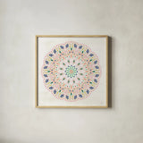 The Tropics IX by Dina June. Shown in a natural wood glass frame for a timeless modern aesthetic. Available as an archival giclee rolled canvas, fine art paper, or poster print. SKU 79695a.