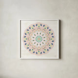 The Tropics IX by Dina June. Shown in a crisp white glass frame for a clean and minimalist style. Available as an archival giclee rolled canvas, fine art paper, or poster print. SKU 79695a.