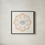 The Tropics V by Dina June. Shown in a sleek black glass frame for a contemporary gallery look. Available as an archival giclee rolled canvas, fine art paper, or poster print. SKU 79691a.