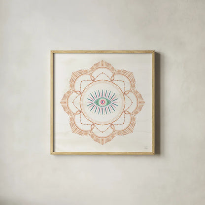 The Tropics V by Dina June. Shown in a natural wood glass frame for a timeless modern aesthetic. Available as an archival giclee rolled canvas, fine art paper, or poster print. SKU 79691a.