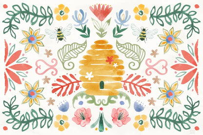 Wild Blooms I by Dina June. SKU 90395i. Archival Giclee Fine art print for wall decor.