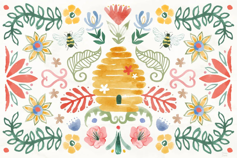 Wild Blooms I by Dina June. SKU 90395i. Archival Giclee Fine art print for wall decor.