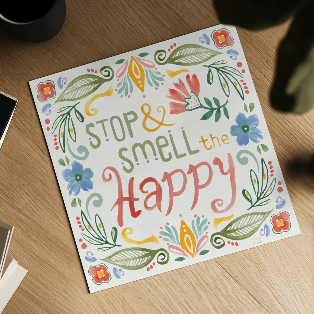 Wild Blooms IV by Dina June. Shown as a detailed flat fine art print, highlighting archival giclee quality. Available as an archival giclee rolled canvas, fine art paper, or poster print. SKU 90398a.