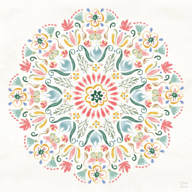 Wild Blooms VI by Dina June. SKU 90400a. Archival Giclee Fine art print for wall decor.