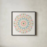 Wild Blooms VI by Dina June. Shown in a sleek black glass frame for a contemporary gallery look. Available as an archival giclee rolled canvas, fine art paper, or poster print. SKU 90400a.