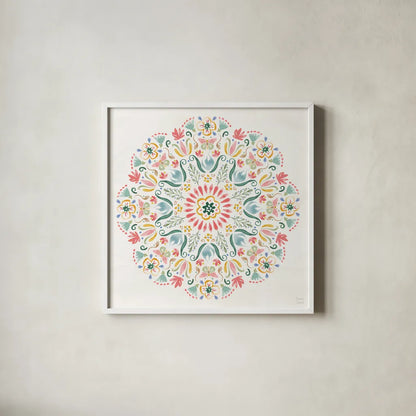 Wild Blooms VI by Dina June. Shown in a crisp white glass frame for a clean and minimalist style. Available as an archival giclee rolled canvas, fine art paper, or poster print. SKU 90400a.