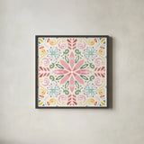 Wild Blooms VIII by Dina June. Shown in a sleek black glass frame for a contemporary gallery look. Available as an archival giclee rolled canvas, fine art paper, or poster print. SKU 90402a.