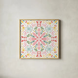 Wild Blooms VIII by Dina June. Shown in a natural wood glass frame for a timeless modern aesthetic. Available as an archival giclee rolled canvas, fine art paper, or poster print. SKU 90402a.