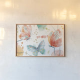 Winged Whisper I by Dina June. shown as a paper print in a natural frame. Available as a archival giclee rolled canvas, fine art paper, or poster print. SKU 72933i.