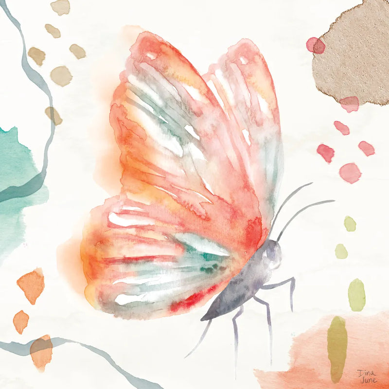 Winged Whisper II by Dina June. SKU 72934a. Archival Giclee Fine art print for wall decor.