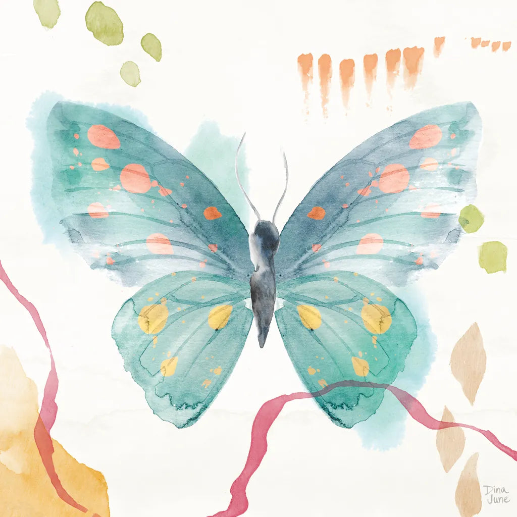 Winged Whisper III by Dina June. SKU 72935a. Archival Giclee Fine art print for wall decor.