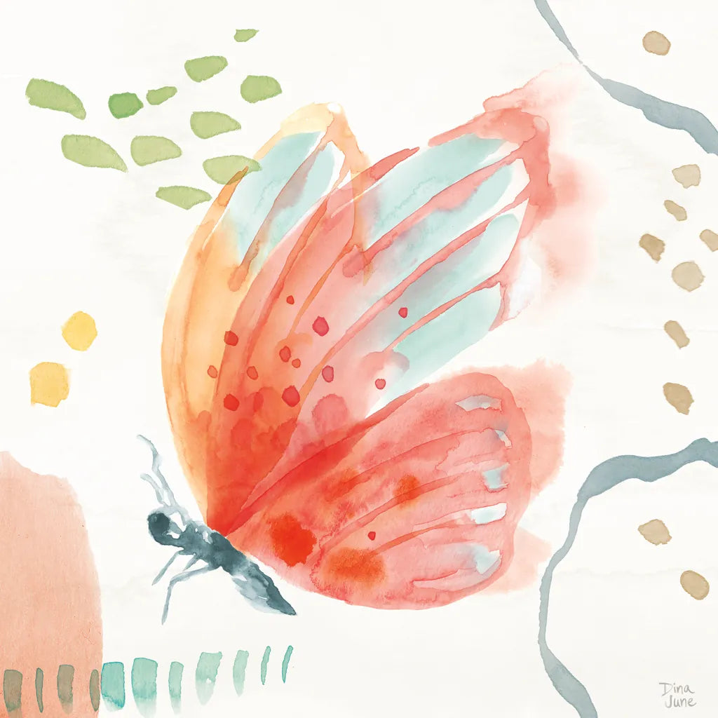 Winged Whisper IV by Dina June. SKU 72936a. Archival Giclee Fine art print for wall decor.