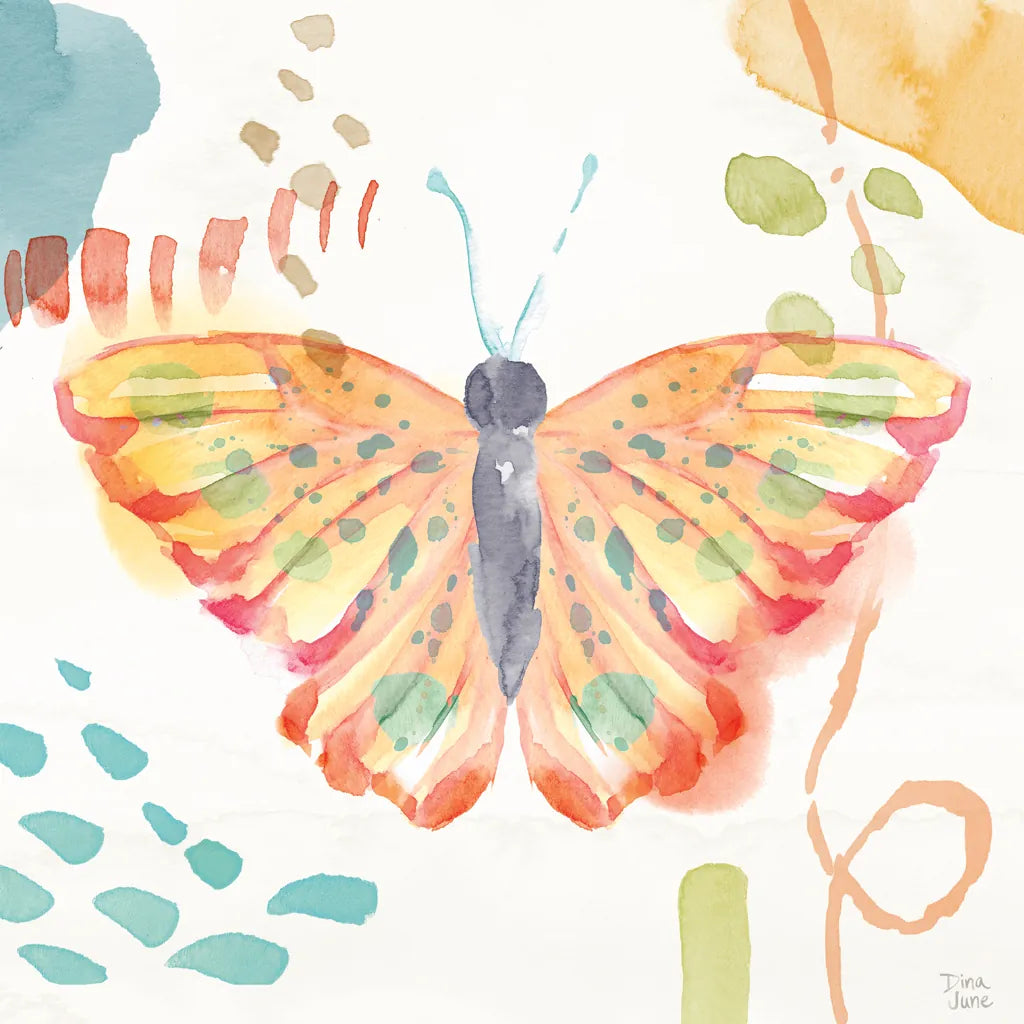 Winged Whisper V by Dina June. SKU 72937a. Archival Giclee Fine art print for wall decor.