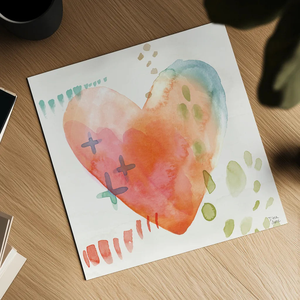 Winged Whisper VI by Dina June. Shown as a detailed flat fine art print, highlighting archival giclee quality. Available as an archival giclee rolled canvas, fine art paper, or poster print. SKU 72938a.